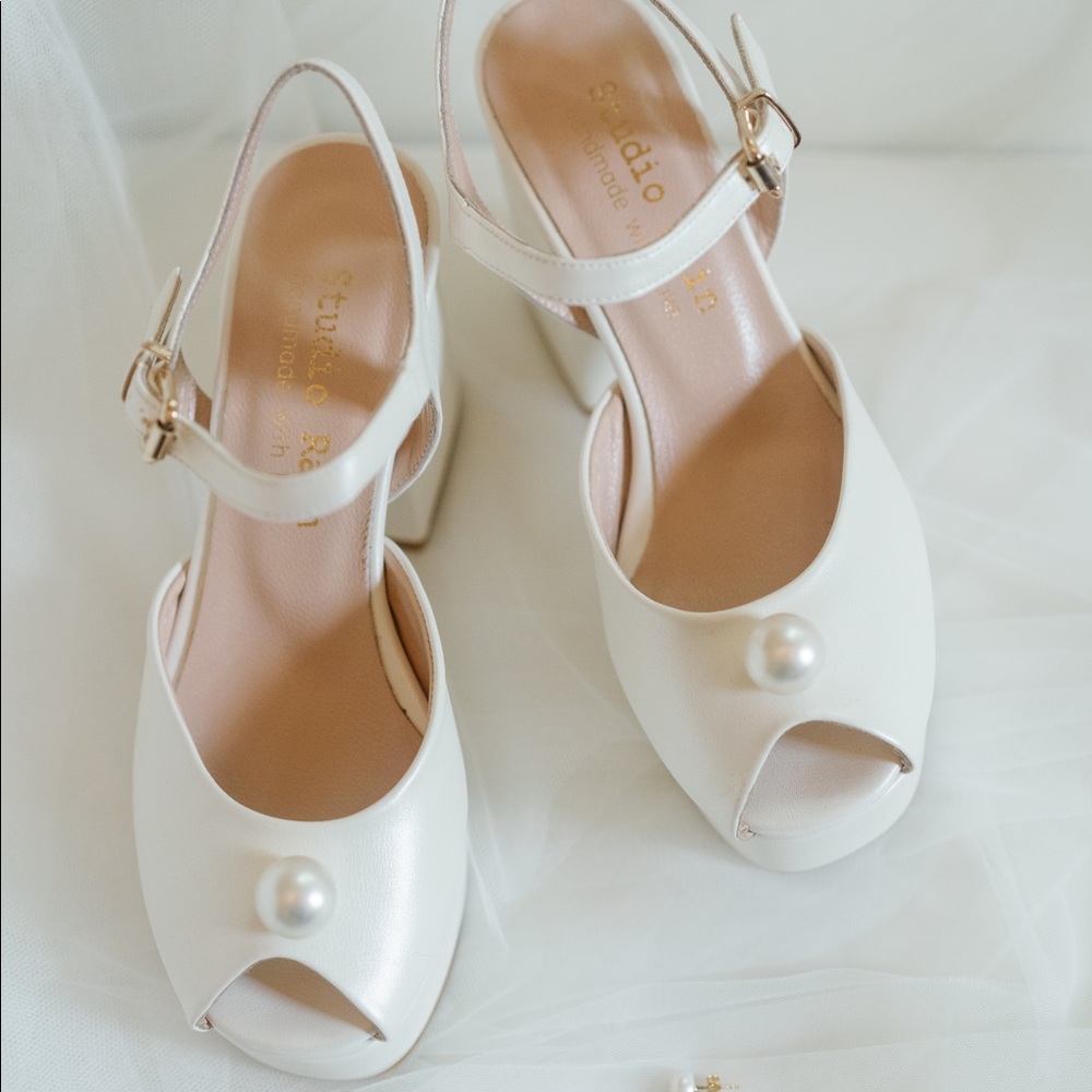 Wedding platform heels Bridal